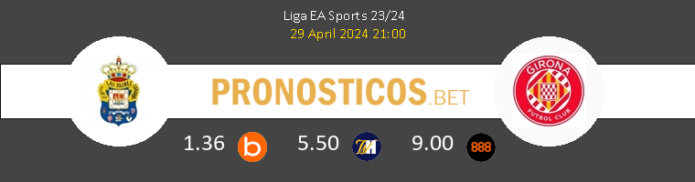 Las Palmas vs Girona Pronostico (29 Abr 2024) 1
