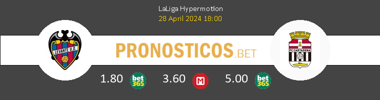 Levante vs F.C. Cartagena Pronostico (28 Abr 2024) 1