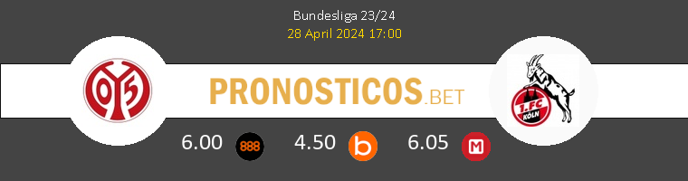 Mainz 05 vs Colonia Pronostico (28 Abr 2024) 1