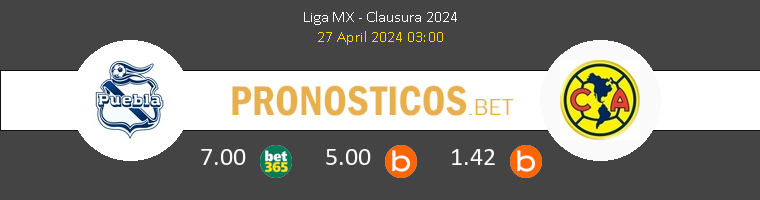 Puebla vs América Pronostico (27 Abr 2024) 1