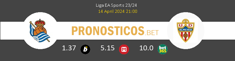 Real Sociedad vs Almería Pronostico (14 Abr 2024) 1