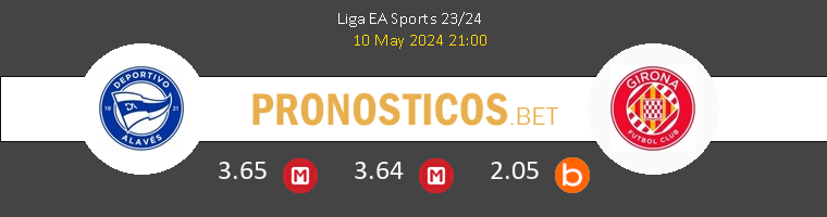 Alavés vs Girona Pronostico (10 May 2024) 1