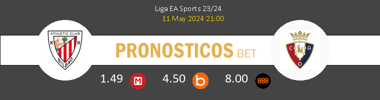 Athletic de Bilbao vs Osasuna Pronostico (11 May 2024) 1