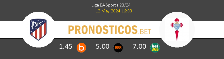 Atlético de Madrid vs Celta Pronostico (12 May 2024) 1