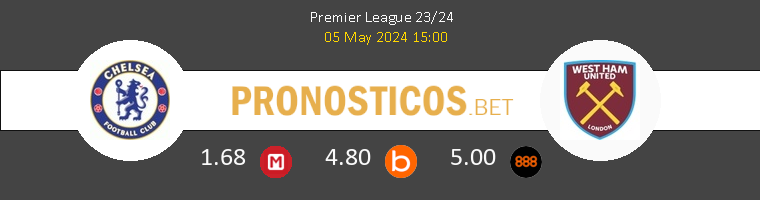 Chelsea vs West Ham Pronostico (5 May 2024) 1