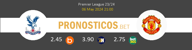 Crystal Palace vs Manchester United Pronostico (6 May 2024) 1