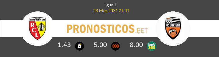 Lens vs Lorient Pronostico (3 May 2024) 1