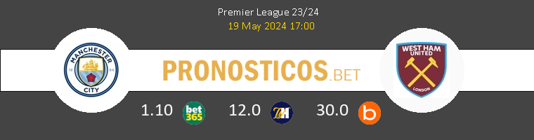 Manchester City vs West Ham Pronostico (19 May 2024) 1