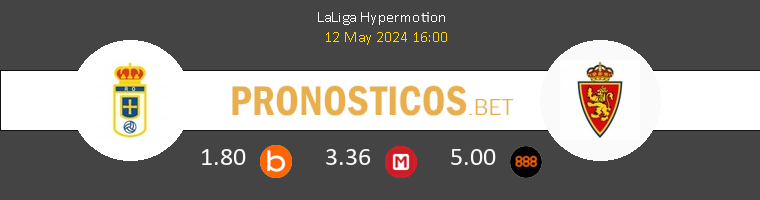 Real Oviedo vs Zaragoza Pronostico (12 May 2024) 1