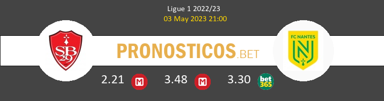 Stade Brestois vs Nantes Pronostico (4 May 2024) 1