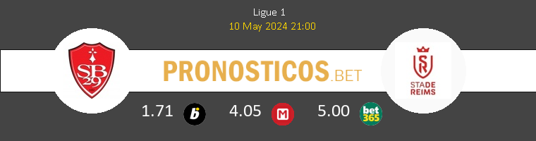 Stade Brestois vs Reims Pronostico (10 May 2024) 1