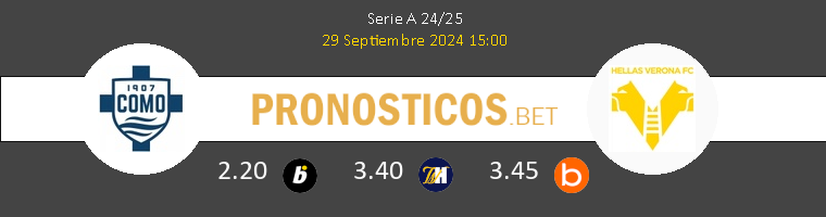 Como vs Hellas Verona Pronostico (29 Sep 2024) 1