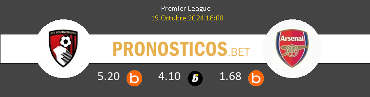 AFC Bournemouth vs Arsenal Pronostico (19 Oct 2024) 1