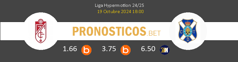 Granada vs Tenerife Pronostico (19 Oct 2024) 1