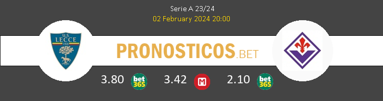 Lecce vs Fiorentina Pronostico (20 Oct 2024) 1