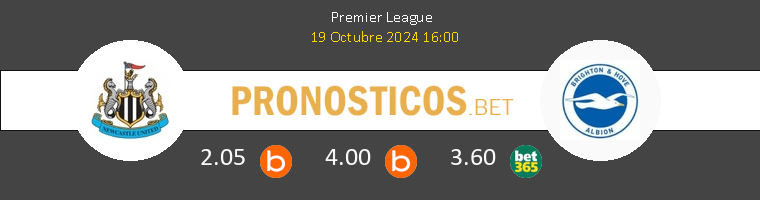 Newcastle vs Brighton & Hove Albion Pronostico (19 Oct 2024) 1