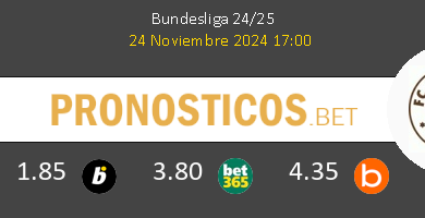 B. Mönchengladbach vs FC St Pauli Pronostico (24 Nov 2024) 4