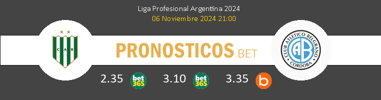 Banfield vs Belgrano Pronostico (6 Nov 2024) 1