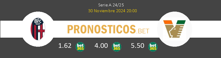 Bologna vs Venezia Pronostico (30 Nov 2024) 1