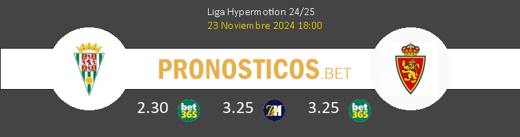 Córdoba vs Zaragoza Pronostico (23 Nov 2024) 1 Córdoba vs Zaragoza Pronostico (23 Nov 2024) 1