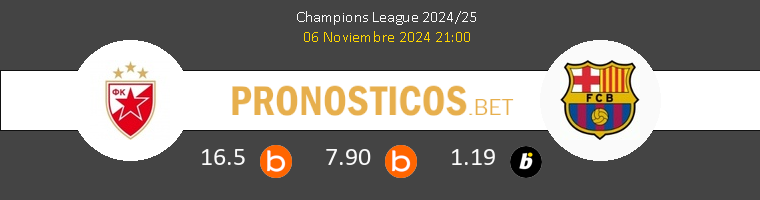 Crvena Zvezda vs Barcelona Pronostico (6 Nov 2024) 1