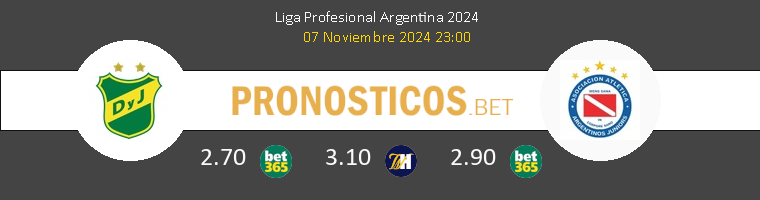 Defensa y Justicia vs Argentinos Juniors Pronostico (7 Nov 2024) 1