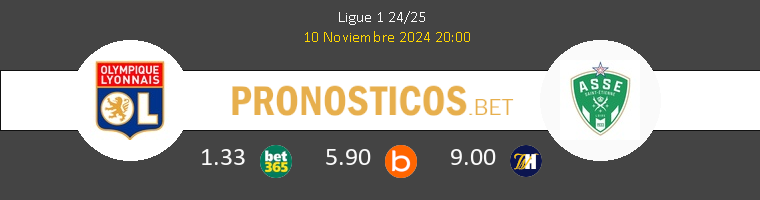 Olympique de Lyon vs SaintvÉtienne Pronostico (10 Nov 2024) 1