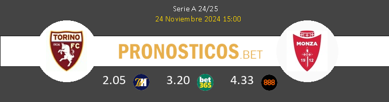 Torino vs AC Monza Pronostico (24 Nov 2024) 1