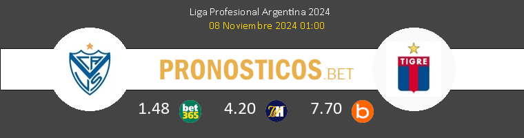 Vélez Sarsfield vs Tigre Pronostico (8 Nov 2024) 1