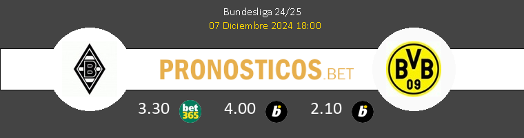 B. Mönchengladbach vs Borussia Pronostico (7 Dic 2024) 1