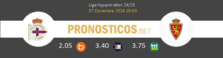 Deportivo vs Zaragoza Pronostico (7 Dic 2024) 1 Deportivo vs Zaragoza Pronostico (7 Dic 2024) 1
