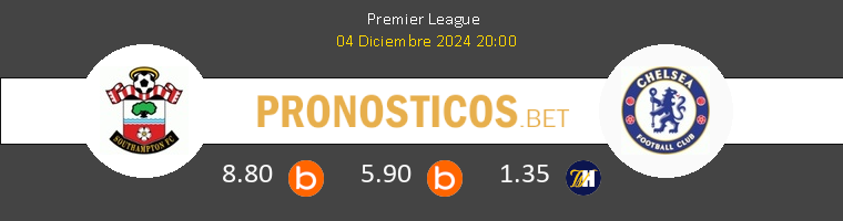 Southampton vs Chelsea Pronostico (4 Dic 2024) 1