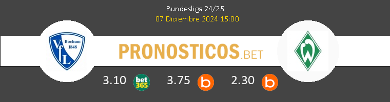 VfL Bochum vs Werder Bremen Pronostico (7 Dic 2024) 1