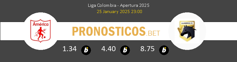 América de Cali vs Llaneros Pronostico (25 Ene 2025) 1 América de Cali vs Llaneros Pronostico (25 Ene 2025) 1
