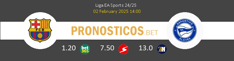 Barcelona vs Alavés Pronostico (2 Feb 2025) 1 Barcelona vs Alavés Pronostico (2 Feb 2025) 1