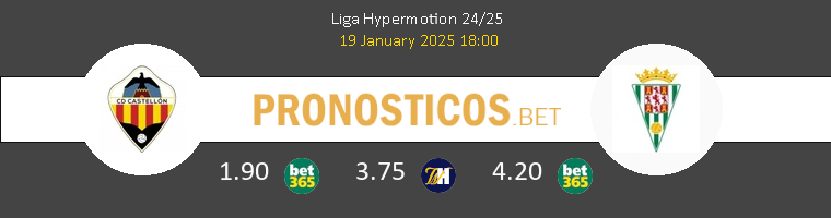 CD Castellón vs Córdoba Pronostico (19 Ene 2025) 1 CD Castellón vs Córdoba Pronostico (19 Ene 2025) 1
