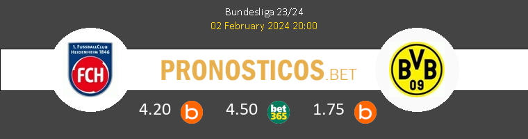 Heidenheim vs Borussia Pronostico (1 Feb 2025) 1 Heidenheim vs Borussia Pronostico (1 Feb 2025) 1