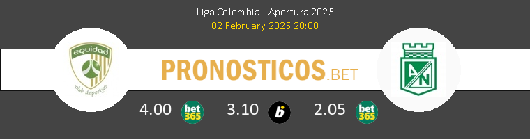La Equidad vs At. Nacional Pronostico (2 Feb 2025) 1