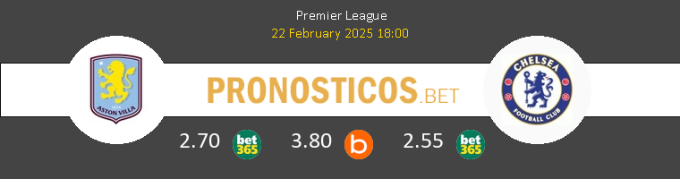 Aston Villa vs Chelsea Pronostico (22 Feb 2025) 1 Aston Villa vs Chelsea Pronostico (22 Feb 2025) 1