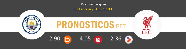 Manchester City vs Liverpool Pronostico (23 Feb 2025) 1