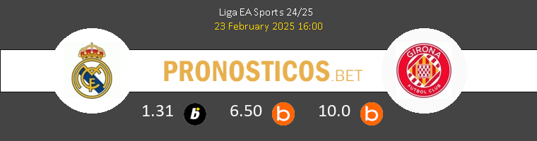 Real Madrid vs Girona Pronostico (23 Feb 2025) 1