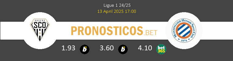 Angers SCO vs Montpellier Pronostico (13 Abr 2025) 1 Angers SCO vs Montpellier Pronostico (13 Abr 2025) 1