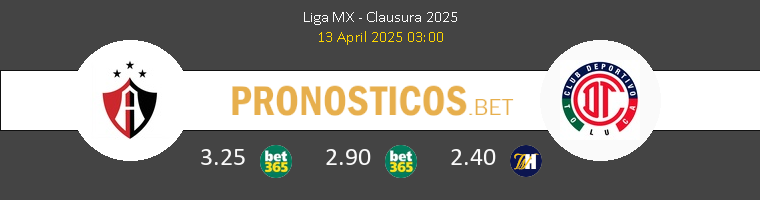 Atlas Guadalajara vs Toluca Pronostico (13 Abr 2025) 1 Atlas Guadalajara vs Toluca Pronostico (13 Abr 2025) 1