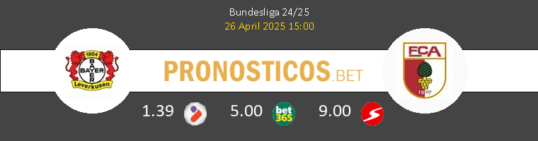 Leverkusen vs FC Augsburgo Pronostico (26 Abr 2025) 1 Leverkusen vs FC Augsburgo Pronostico (26 Abr 2025) 1