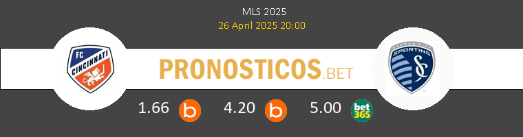 Cincinnati vs Sporting Kansas City Pronostico (26 Abr 2025) 1