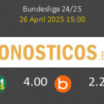 Holstein Kiel vs B. Mönchengladbach Pronostico (26 Abr 2025) 6