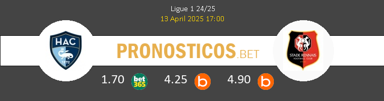 Le Havre vs Stade Rennais Pronostico (13 Abr 2025) 1 Le Havre vs Stade Rennais Pronostico (13 Abr 2025) 1