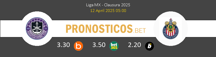 Mazatlán vs Chivas Guadalajara Pronostico (12 Abr 2025) 1 Mazatlán vs Chivas Guadalajara Pronostico (12 Abr 2025) 1