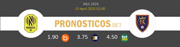 Nashville SC vs Real Salt Lake Pronostico (13 Abr 2025) 1