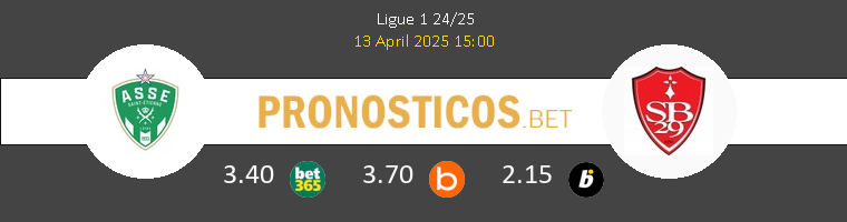 SaintvÉtienne vs Stade Brestois Pronostico (13 Abr 2025) 1 SaintvÉtienne vs Stade Brestois Pronostico (13 Abr 2025) 1